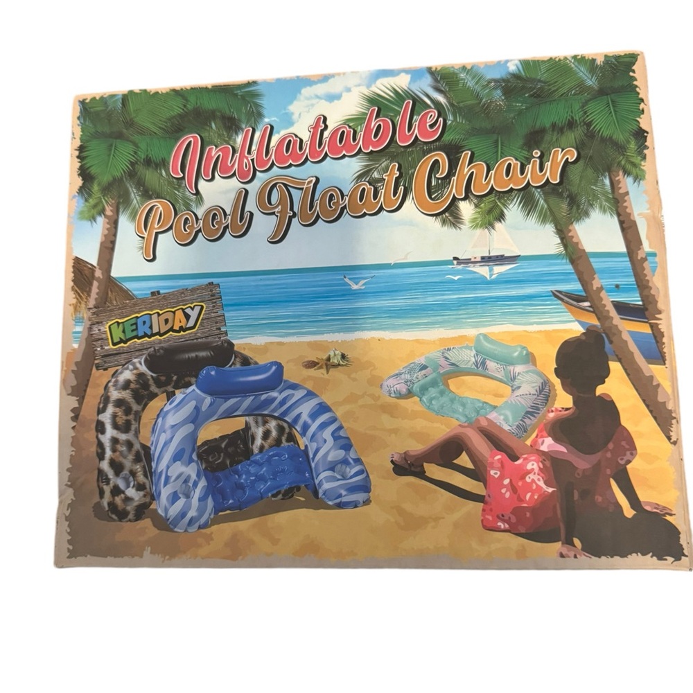 NWOT Inflatable Pool Float Chair